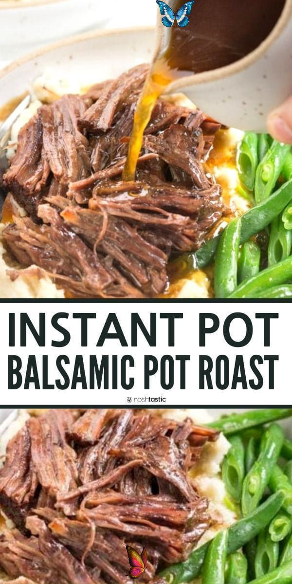Chuck Roast Instant Pot Keto
 Pinterest Instant Pot Balsamic Pot Roast low carb keto