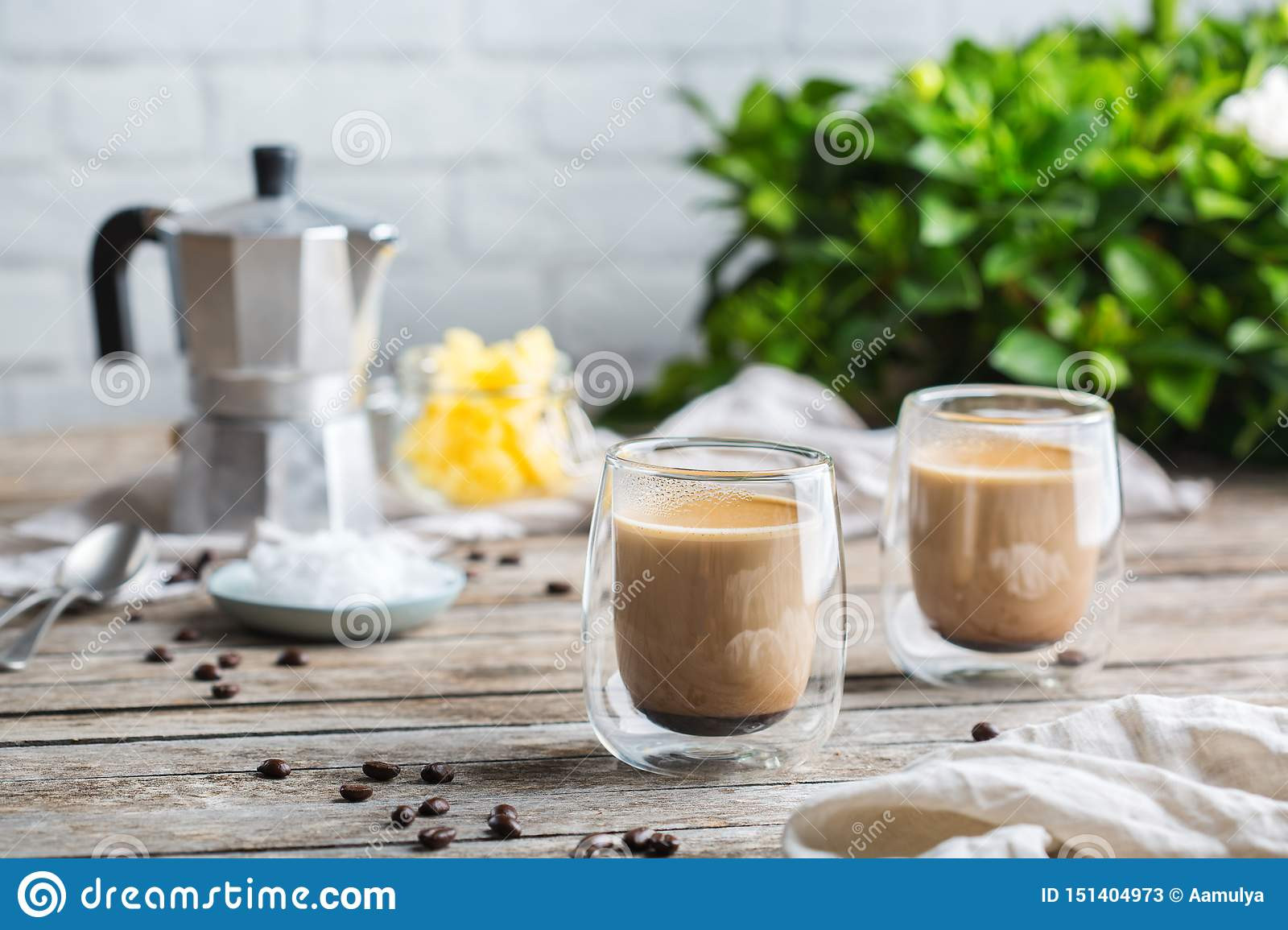 Clean Keto Coffee
 Keto Ketogenic Bulletproof Coffee With Coconut Oil And