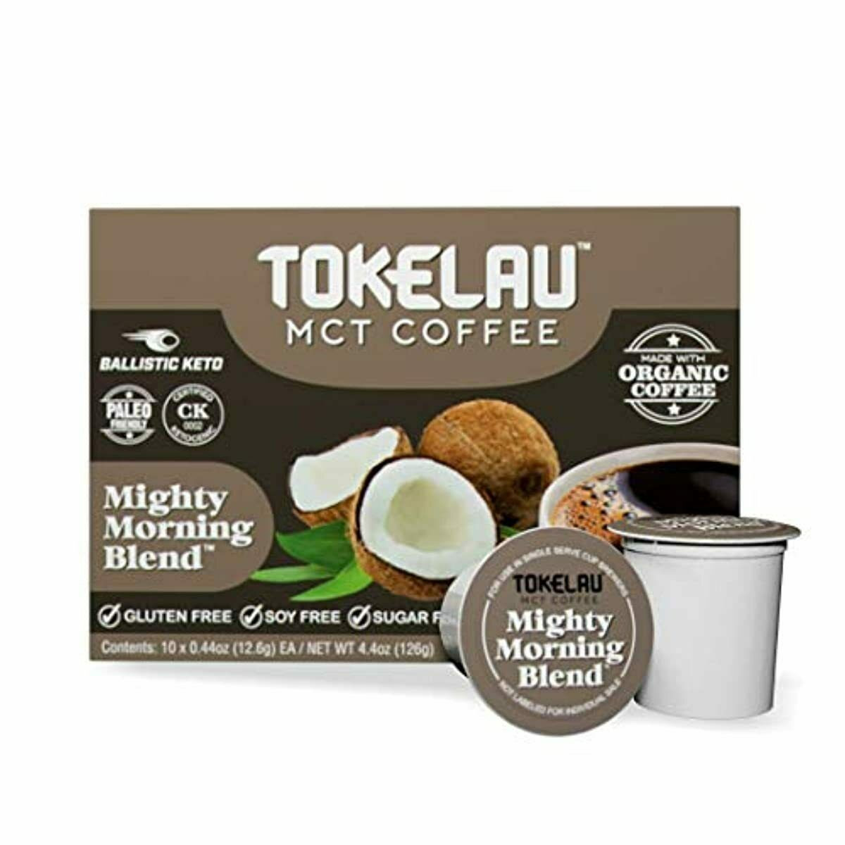 Clean Keto Coffee
 Tokelau Keto Coffee Pods for All Keurig Style Brewers