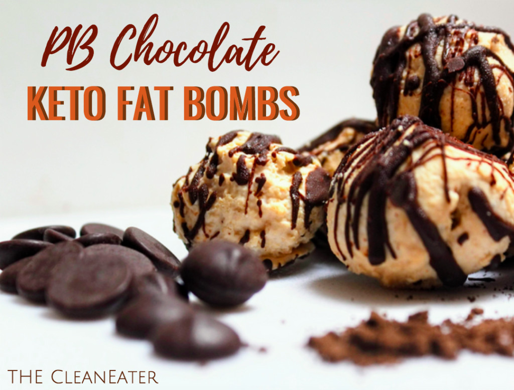 Clean Keto Fat Bombs
 PB Chocolate Keto Fat Bombs The Clean Eater