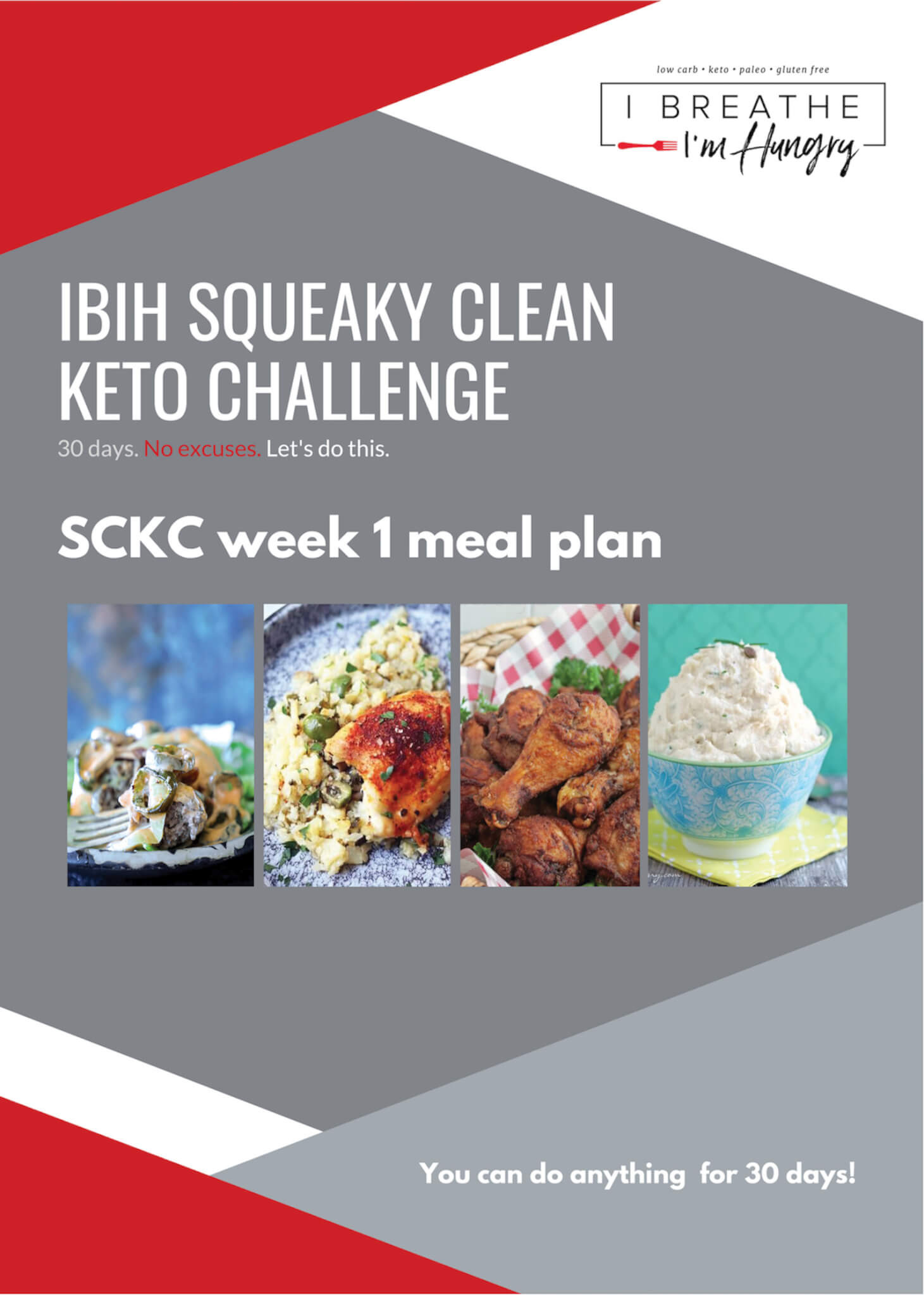 Clean Keto Lunch
 Week 1 Squeaky Clean Keto Meal Plan SCKC