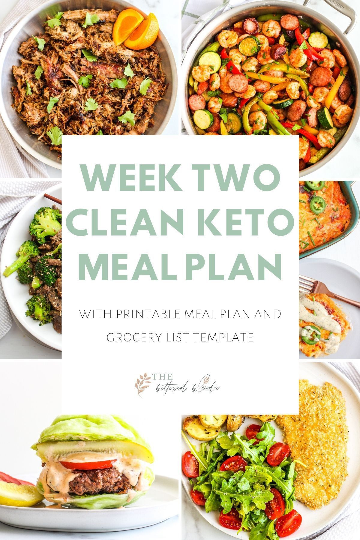 Clean Keto Meal Plan Recipes
 Week Two Clean Keto Meal Plan