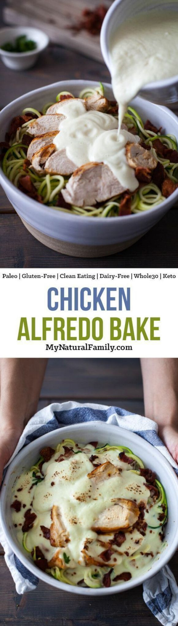 Clean Keto Recipes Dairy Free
 Chicken Alfredo Bake Recipe Paleo Clean Eating Gluten