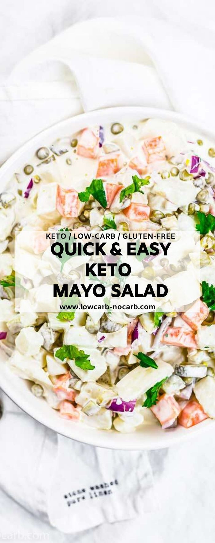 Clean Keto Recipes For Beginners
 Easy “Potato” Keto Salad Recipe in 2020