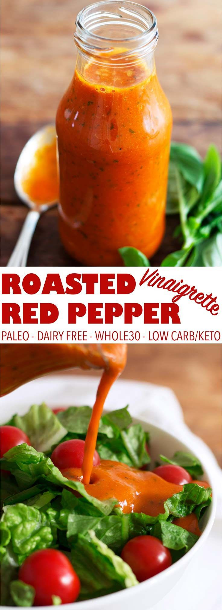 Clean Keto Salad Dressing
 Roasted Red Pepper Vinaigrette Recipe