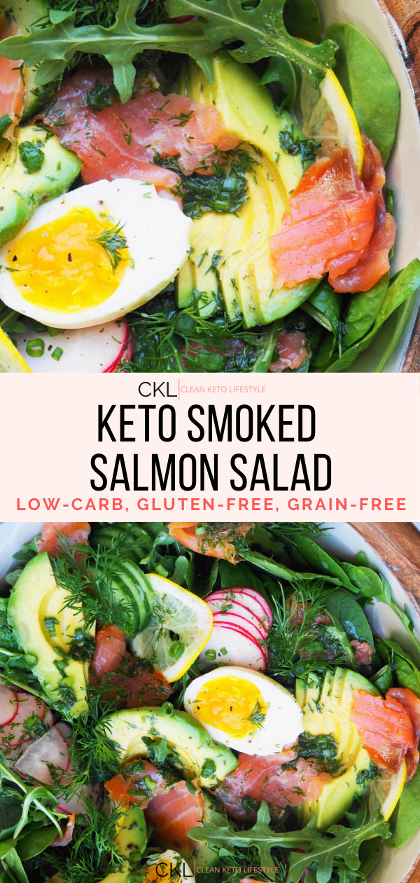 Clean Keto Salad Dressing
 Keto Smoked Salmon Salad with Lemon Vinaigrette