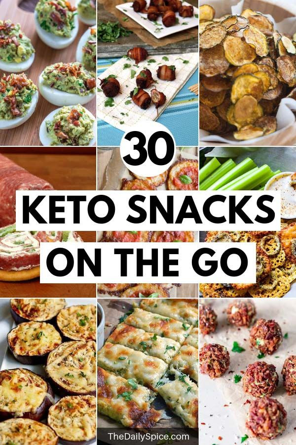 Clean Keto Snacks On The Go
 30 Quick and Easy Keto Snacks The Go