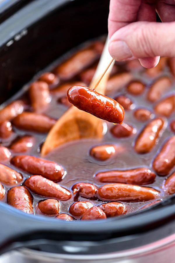 Cocktail Weenies Crockpot Keto
 Slow Cooker Little Smokies Recipe Cocktail Weenies