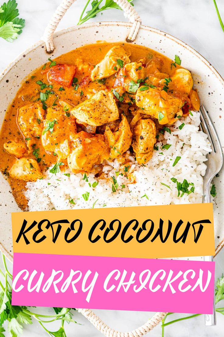 Coconut Chicken Keto Keto Coconut Curry Chicken health fitness nutrition