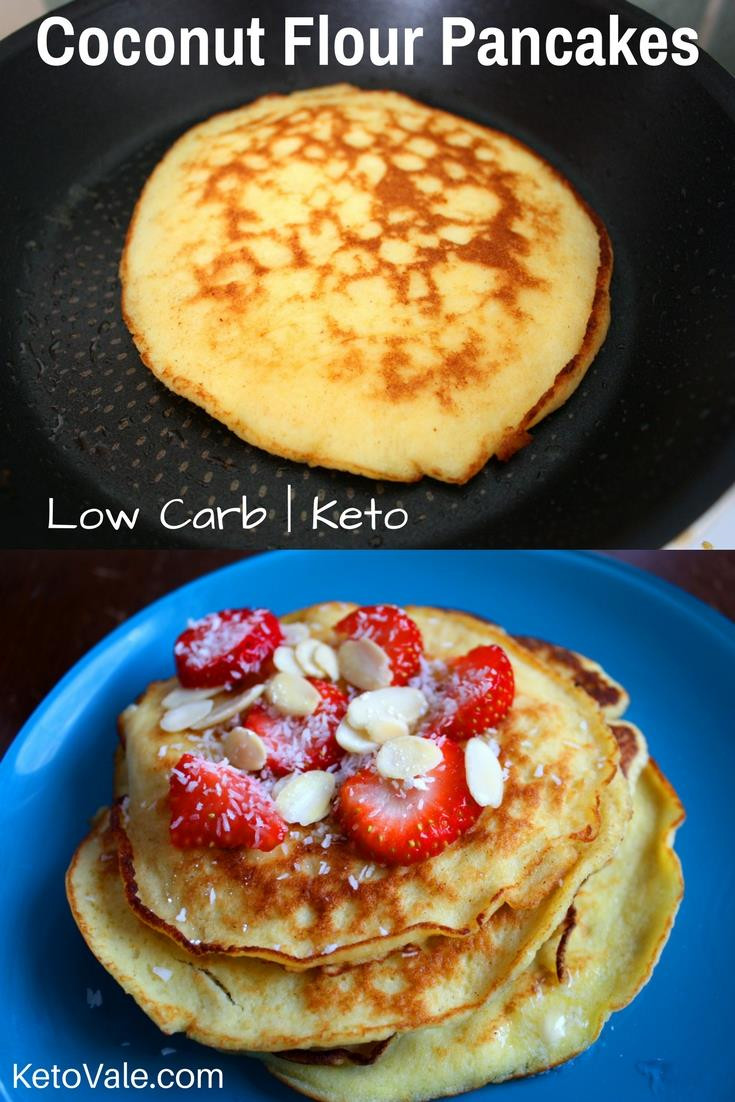 Coconut Flour Recipes Low Carb Keto
 Keto Coconut Flour Pancakes Low Carb Recipe