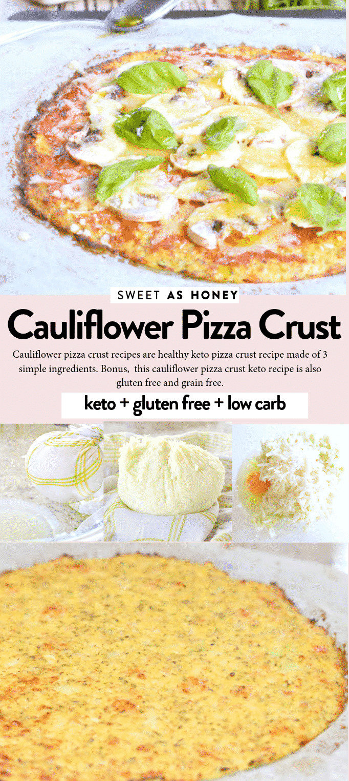 Coliflower Pizza Crust Cauliflower Keto
 Cauliflower Pizza Crust Recipes Keto gluten free