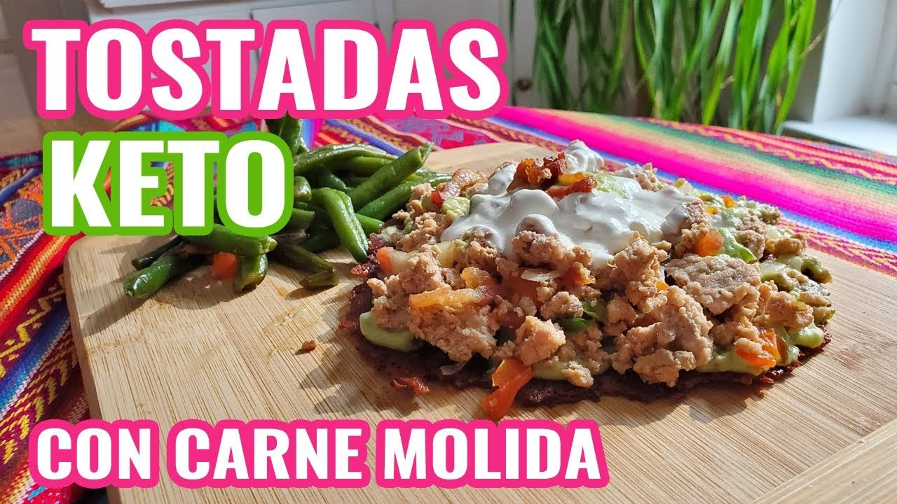 Comida Keto Videos
 ida fácil Tostadas Keto de carne molida