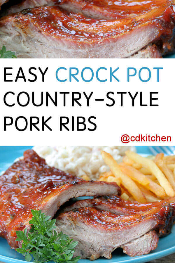 Country Style Pork Ribs Crock Pot Keto
 Easy Crock Pot Country Style Pork Ribs Recipe from CDKitchen