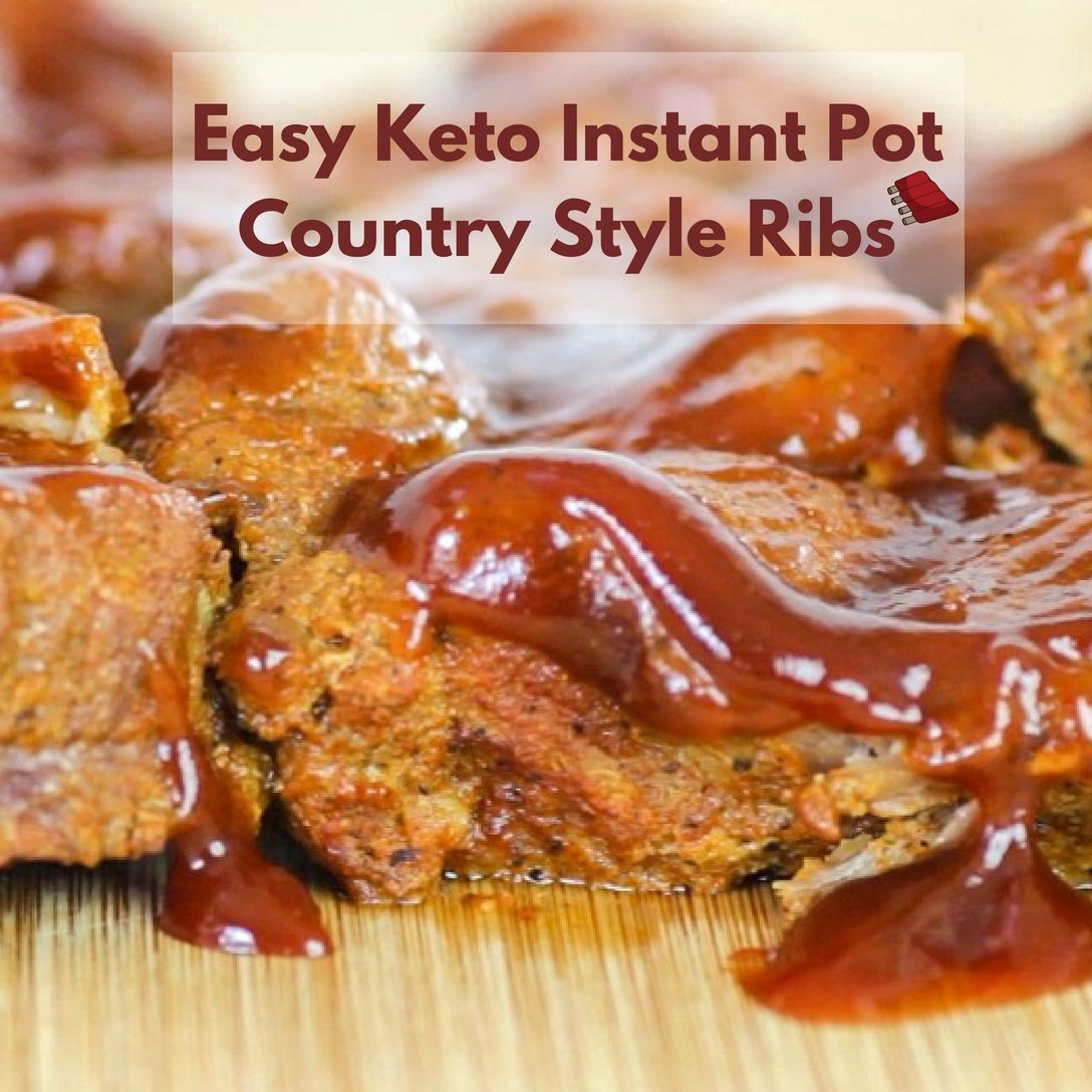 Country Style Ribs In Crock Pot Keto
 Keto Instant Pot Country Style Ribs are so easy to make