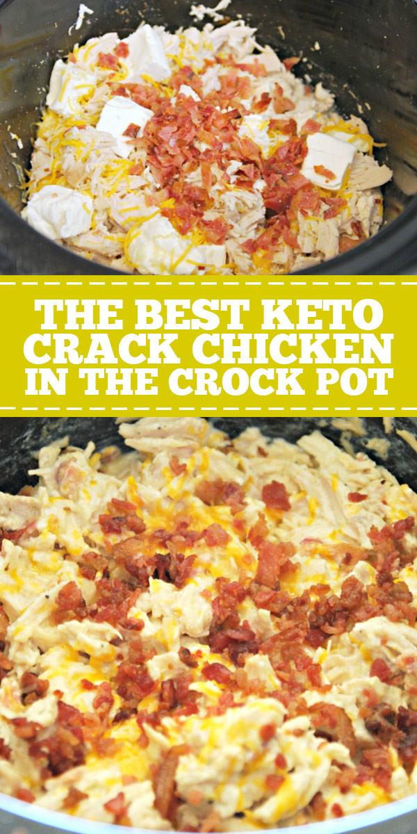Crack Chicken Crockpot Keto
 The Best Keto Crack Chicken in The Crock Pot mykitchenfe