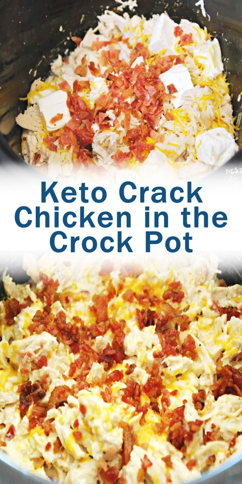 Crack Chicken Crockpot Keto
 Keto Crack Chicken in the Crock Pot