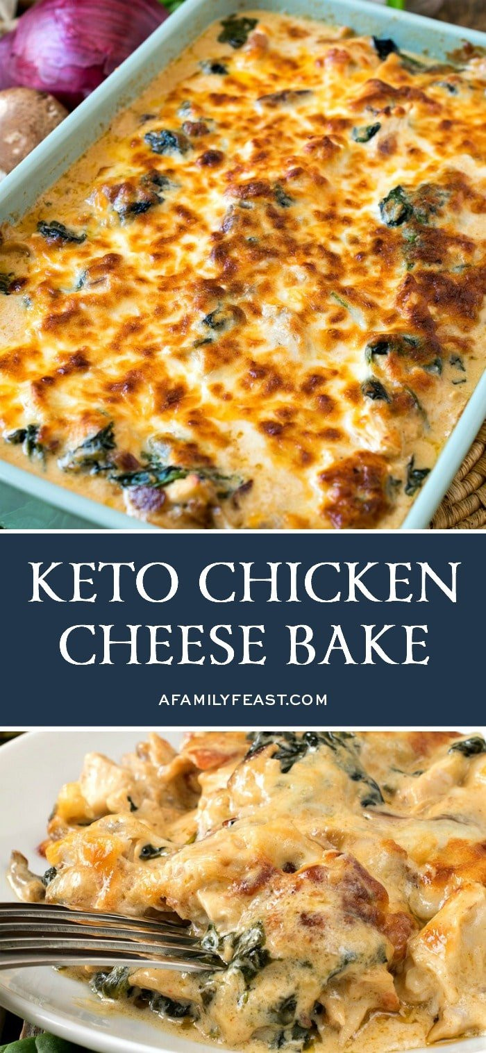 Cream Cheese Chicken Keto
 Keto Chicken Cheese Bake A Family Feast