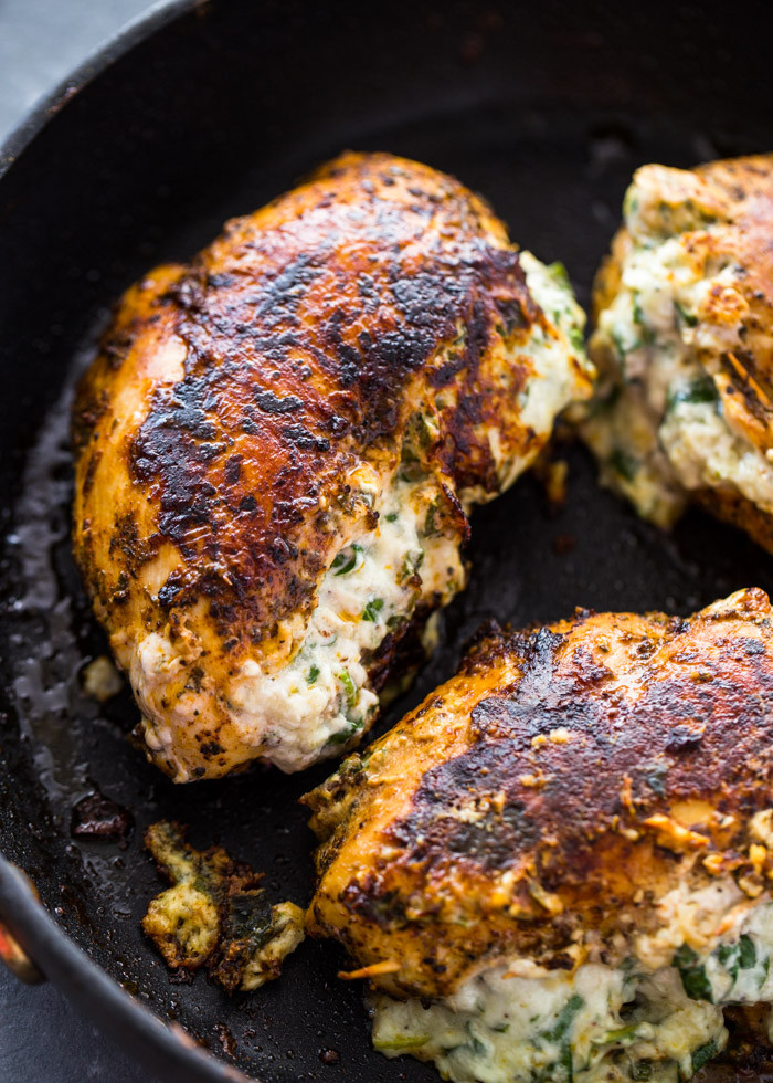 Cream Cheese Chicken Keto
 Cream Cheese Spinach Stuffed Chicken Low carb Keto