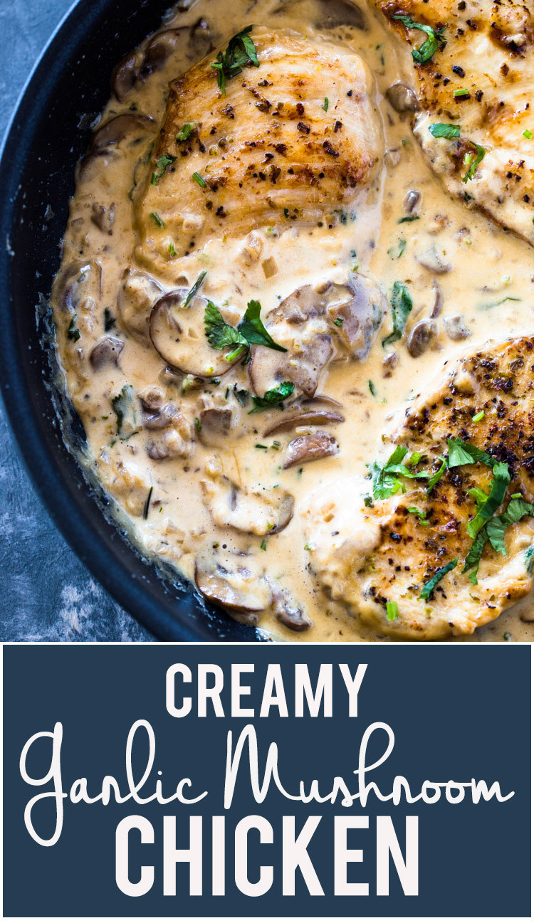 Creamy Garlic Chicken Keto
 Creamy Garlic Parmesan Mushroom Chicken Low Carb Keto