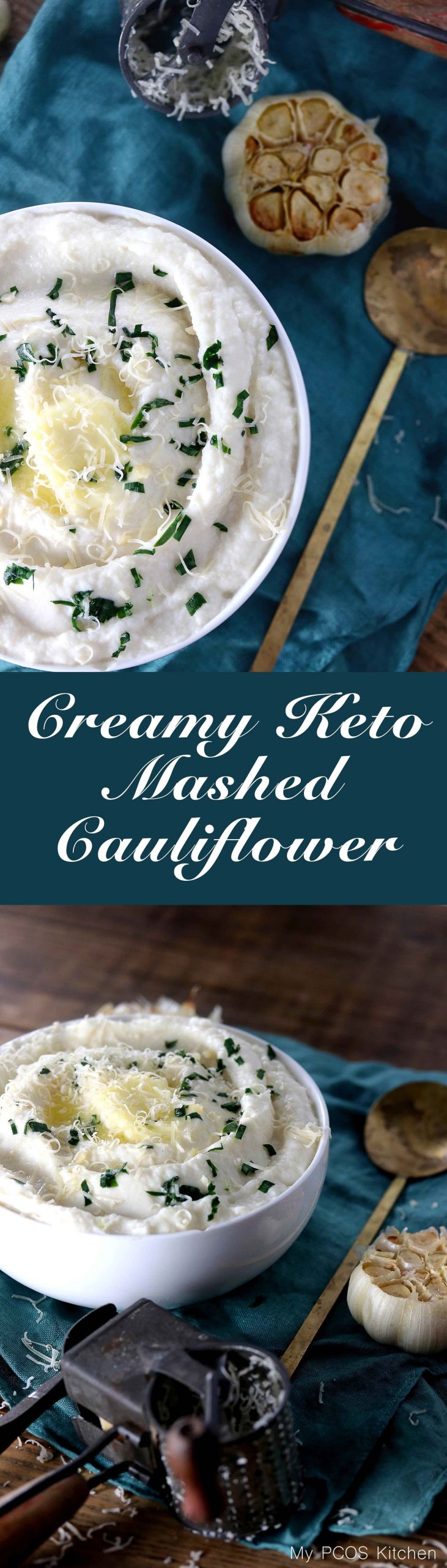 Creamy Mashed Cauliflower Keto
 Creamy Keto Mashed Cauliflower My PCOS Kitchen