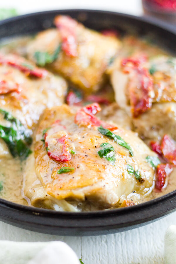 Creamy Tuscan Chicken Keto
 Creamy Tuscan Chicken [Keto Paleo]