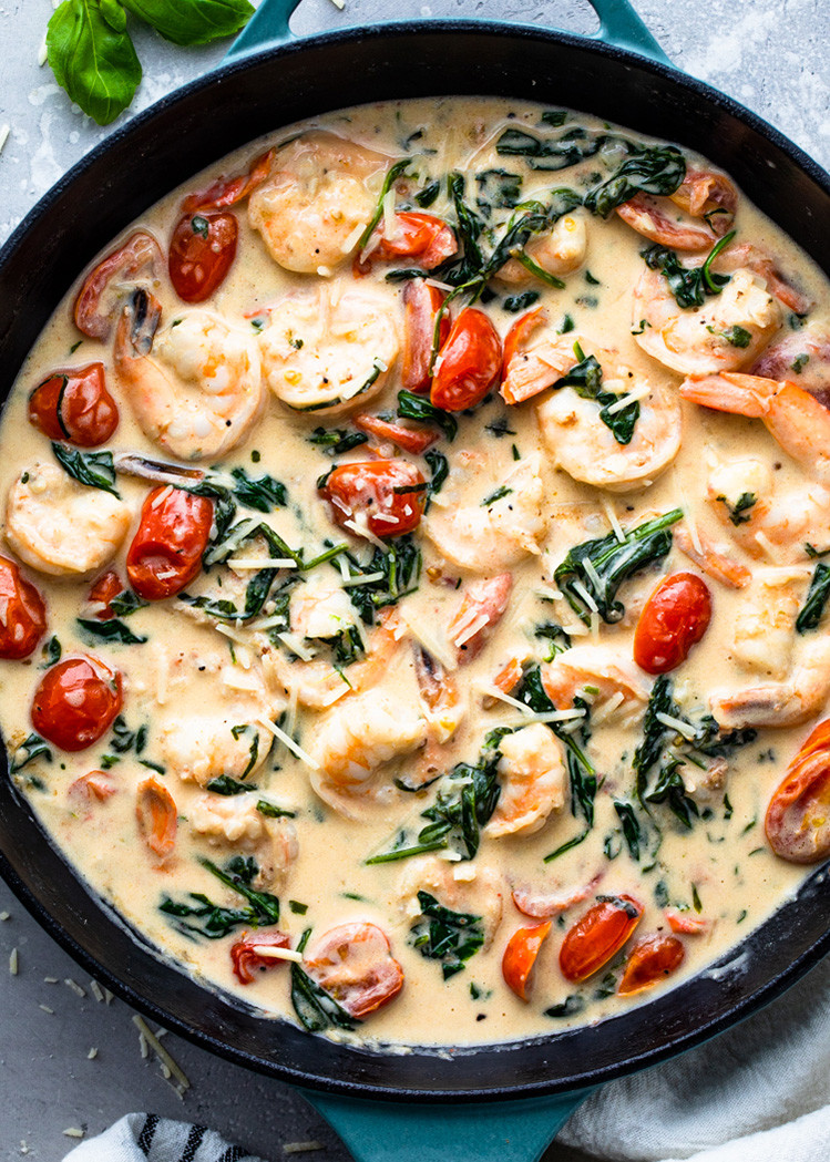 Creamy Tuscan Shrimp Keto
 Creamy Tuscan Shrimp Keto friendly