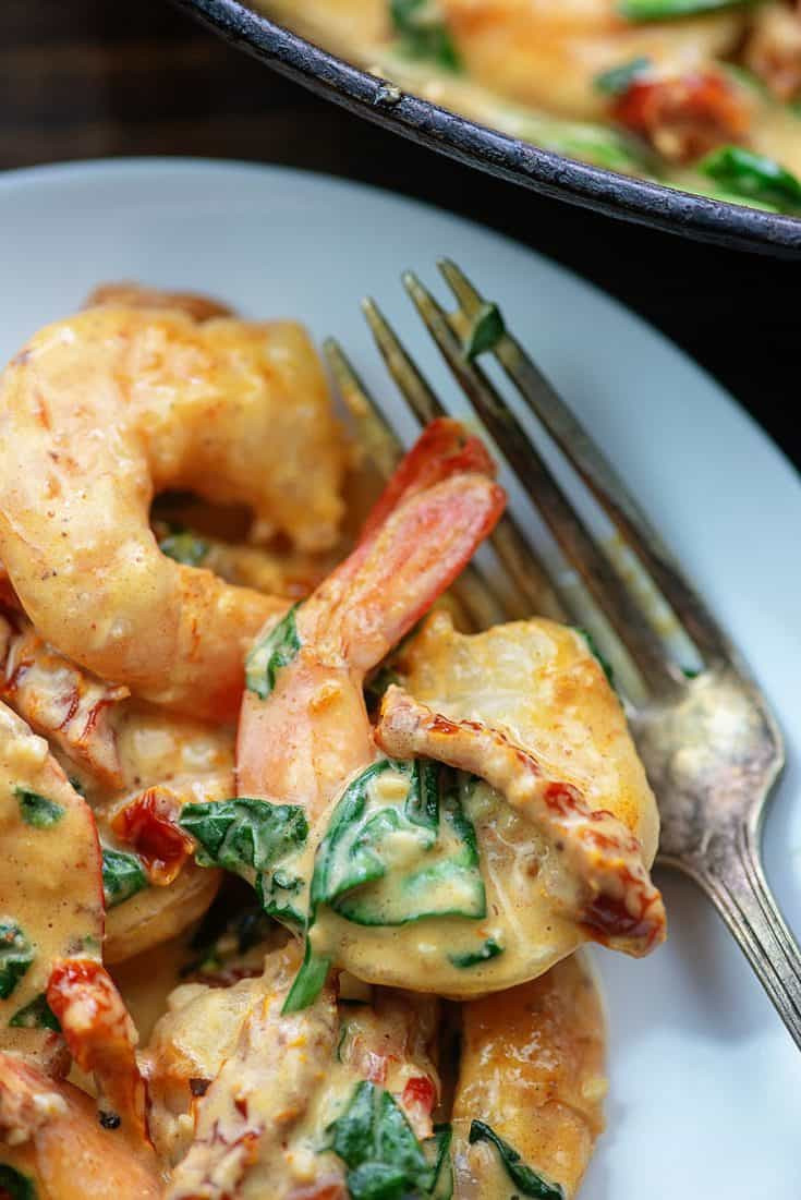 Creamy Tuscan Shrimp Keto
 Creamy Tuscan Shrimp