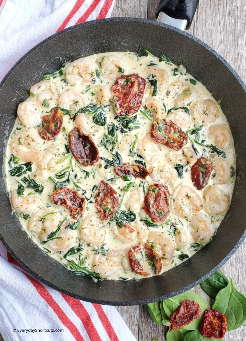 Creamy Tuscan Shrimp Keto
 Keto Creamy Garlic Tuscan Shrimp Everyday Shortcuts