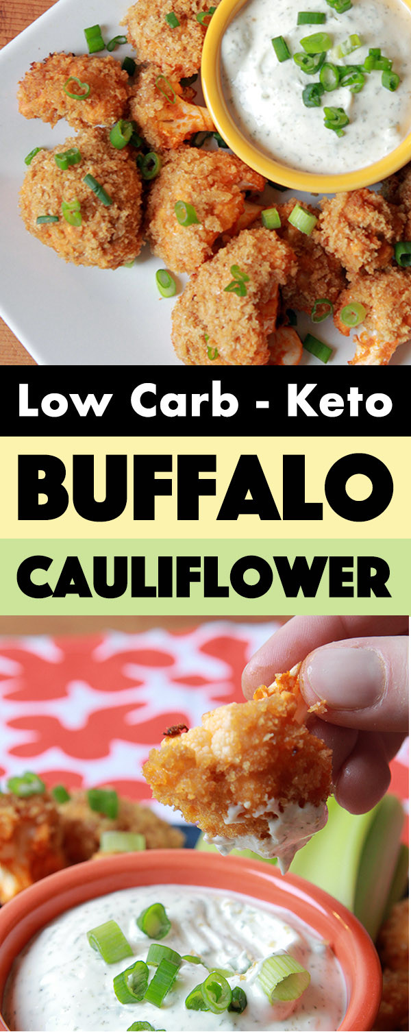 Crispy Buffalo Cauliflower Keto
 Keto buffalo cauliflower bites are crispy spicy and