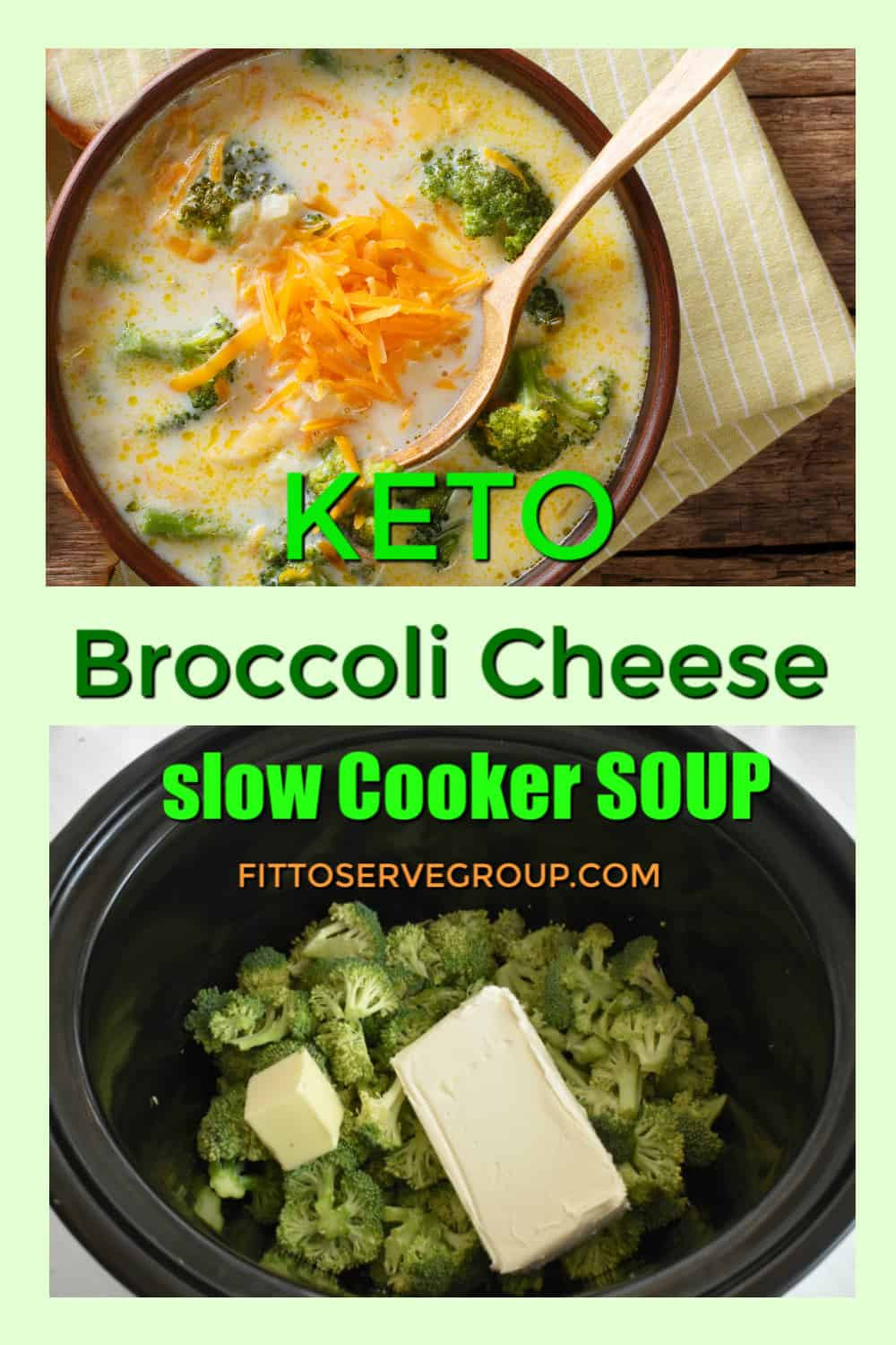 Crock Pot Keto Broccoli Cheese Soup
 Easy Keto Broccoli Cheese Slow Cooker Soup · Fittoserve Group