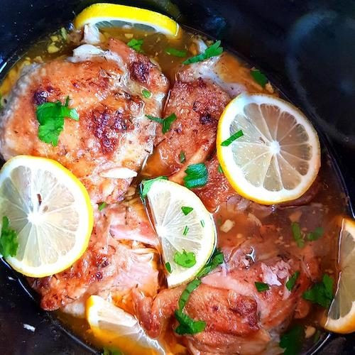 Crock Pot Keto Chicken Thighs
 Keto Crockpot Chicken Thighs With Lemon & Garlic