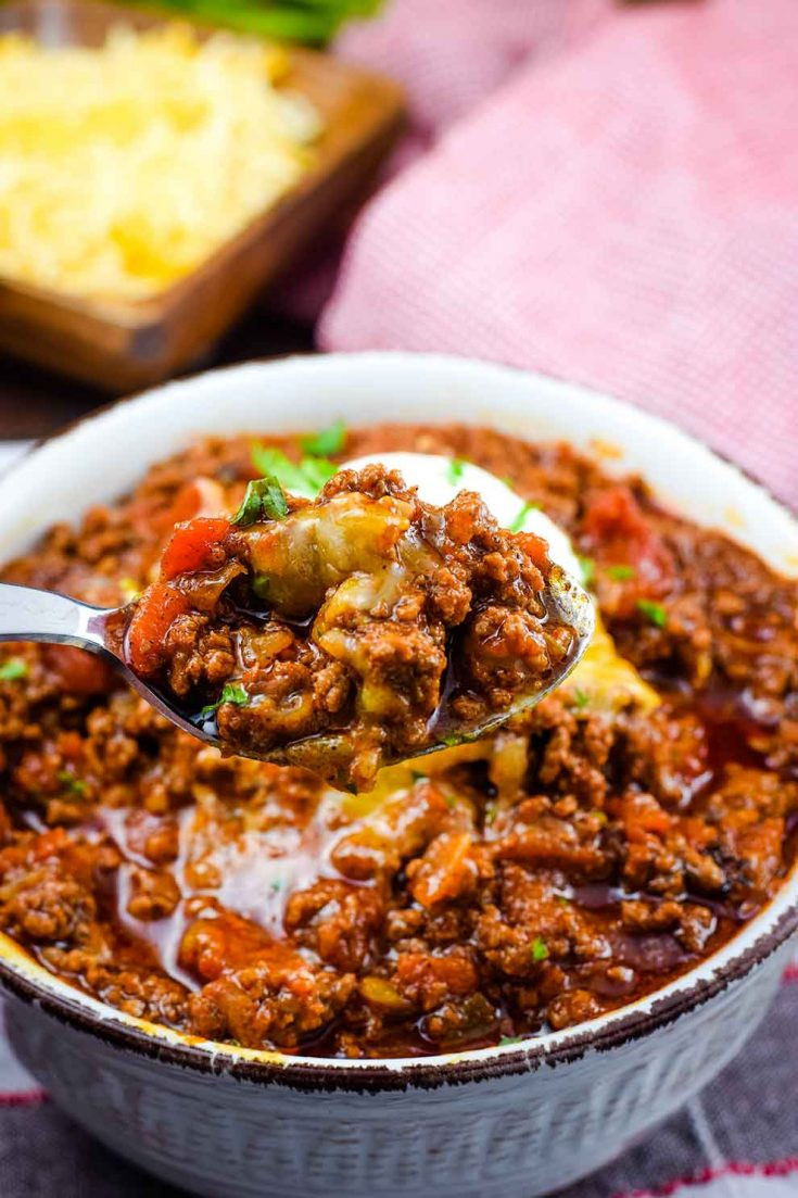 Crock Pot Keto Chili
 Keto Low Carb Beef Chili Instant Pot or Crock Pot Recipe