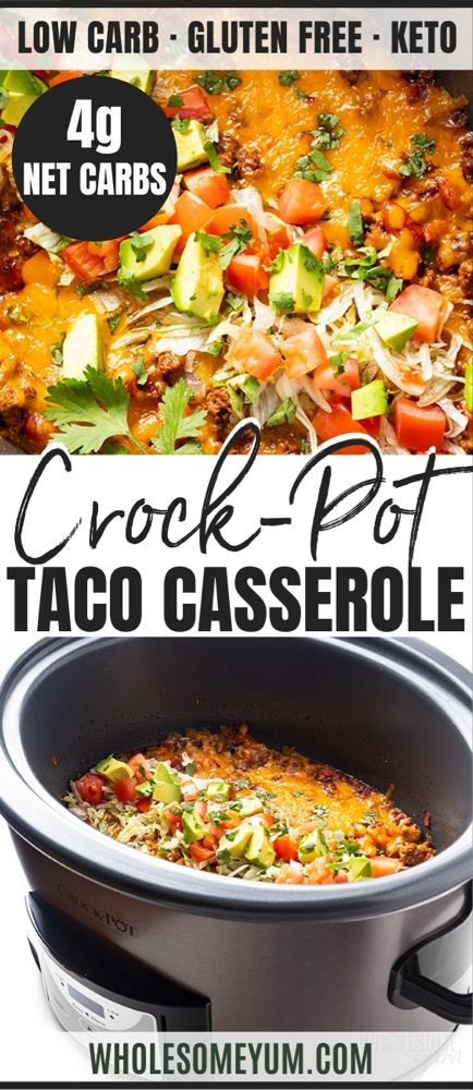 Crock Pot Keto Low Carb
 Crock Pot Low Carb Keto Taco Casserole Recipe