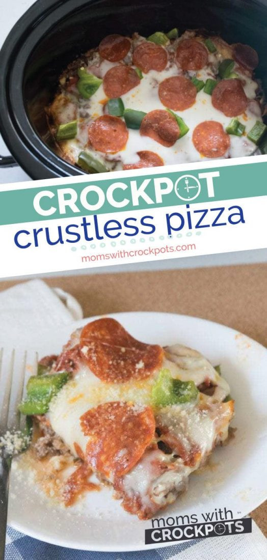 Crock Pot Keto Pizza
 Crockpot Crustless Pizza Recipe Keto Low Carb Moms