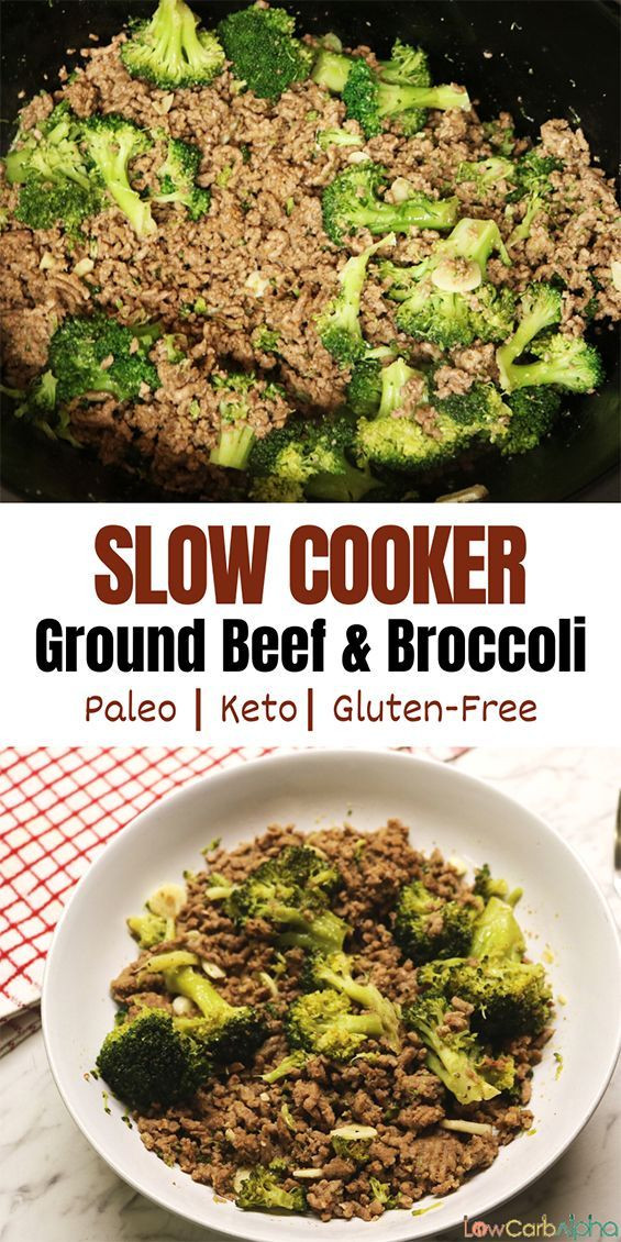 Crockpot Keto Beef And Broccoli
 Crockpot Keto Ground Beef and Broccoli Recipe