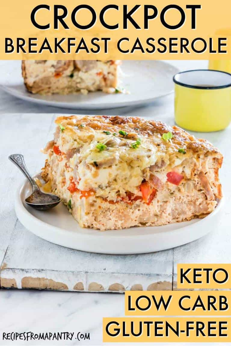 Crockpot Keto Breakfast Casserole
 Crockpot Breakfast Casserole Gluten Free Low Carb Keto