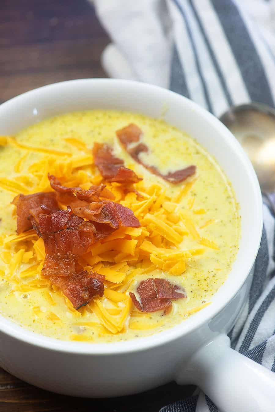 Crockpot Keto Broccoli Cheddar Soup
 24 Easy Keto Dinners You ll Want to Eat Every Night