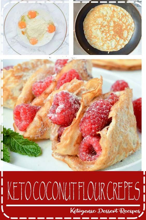 Crockpot Keto Desserts
 KETO COCONUT FLOUR CREPES