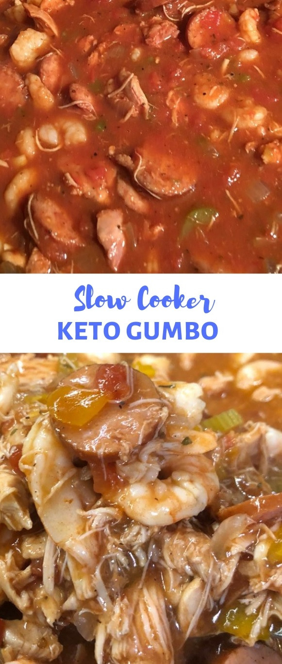 Crockpot Keto Gumbo
 SLOW COOKER KETO GUMBO Food and Drink