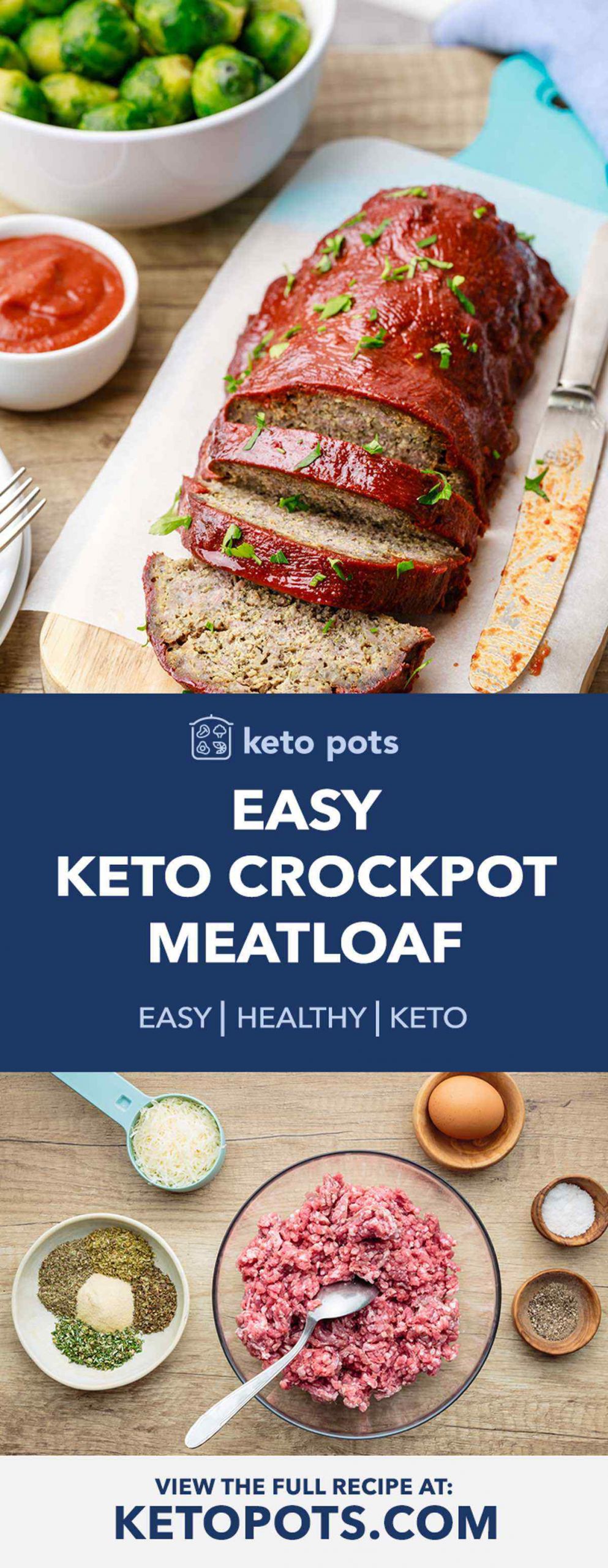 Crockpot Keto Meatloaf
 No Hassle Crockpot Keto Meatloaf Ridiculously Good and