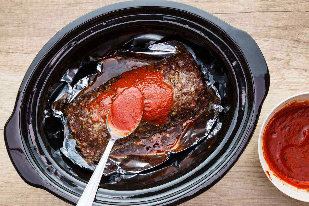 Crockpot Keto Meatloaf
 Classic Crockpot Keto Meatloaf for an Easy Family Meal