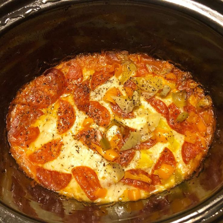 Crockpot Keto Pizza Casserole
 Keto Crockpot Pizza Casserole