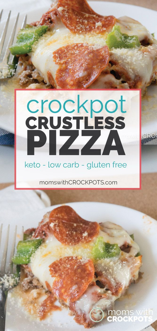 Crockpot Keto Pizza
 Crockpot Crustless Pizza Recipe