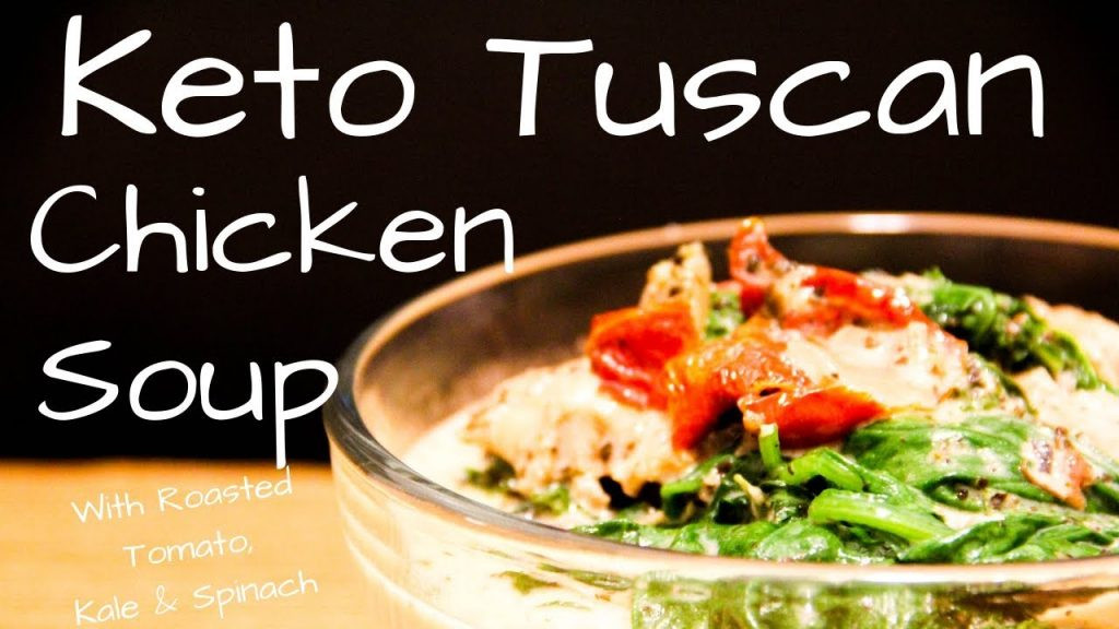 Crockpot Keto Tuscan Soup
 Keto Tuscan Chicken Soup