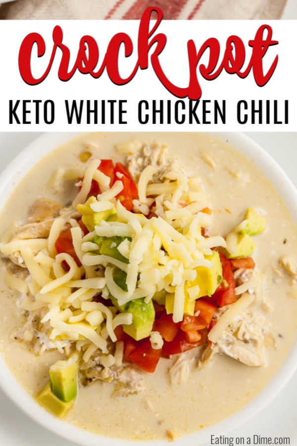 Crockpot Keto White Chicken Chili
 Crock pot Keto White Chicken Chili Recipe best keto chili