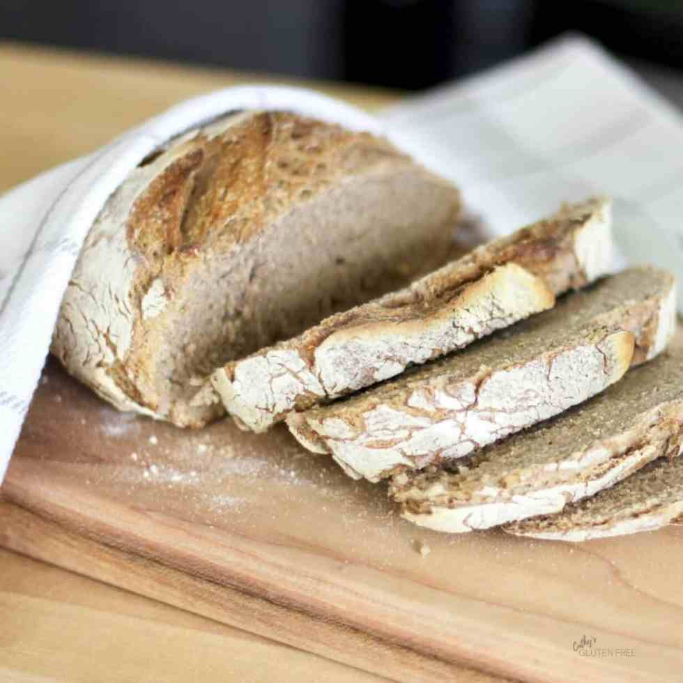 Crusty Gluten Free Bread
 Simple crusty artisanal gluten free bread