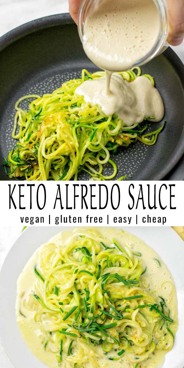 Dairy Free Keto Alfredo Sauce
 Keto Alfredo Sauce [vegan] Contentedness Cooking