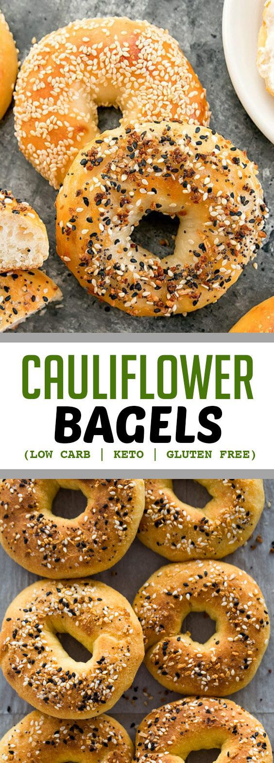 Dairy Free Keto Bagel Recipe
 Cauliflower Bagels Low Carb Keto Gluten Free With