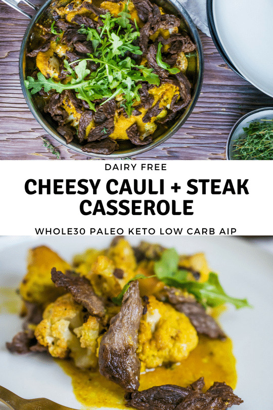 Dairy Free Keto Casserole Recipes
 Dairy Free Keto Steak and Cauliflower Casserole Whole30
