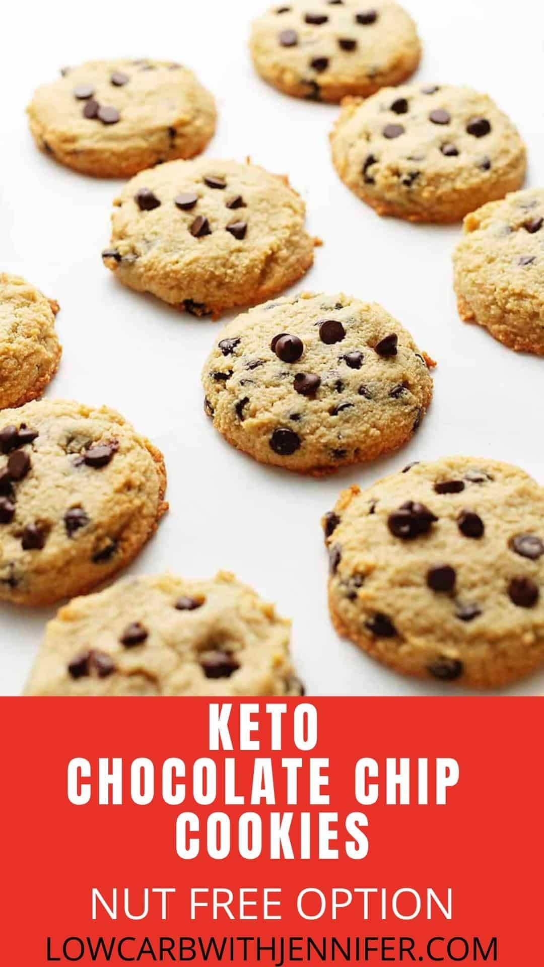 Dairy Free Keto Chocolate Chip Cookies
 These keto chocolate chip keto cookies are low carb